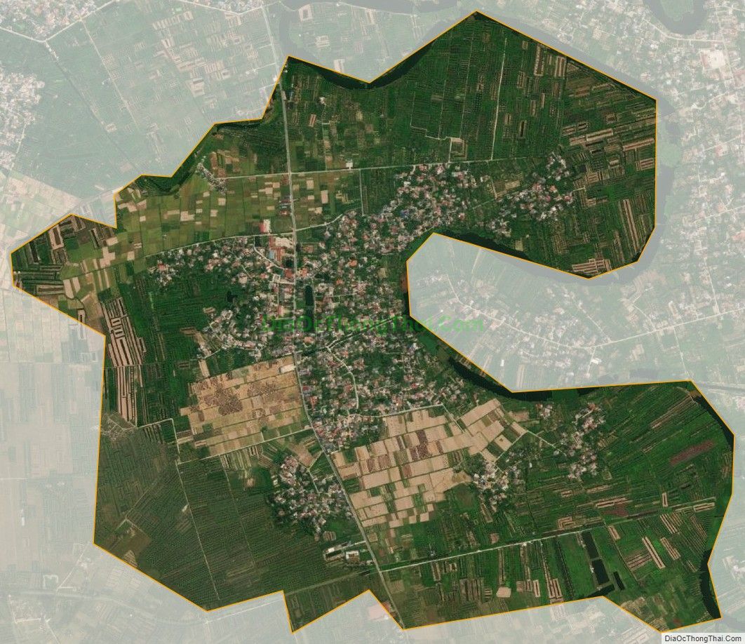 Bản đồ vệ tinh xã An Lương (cũ), huyện Thanh Hà