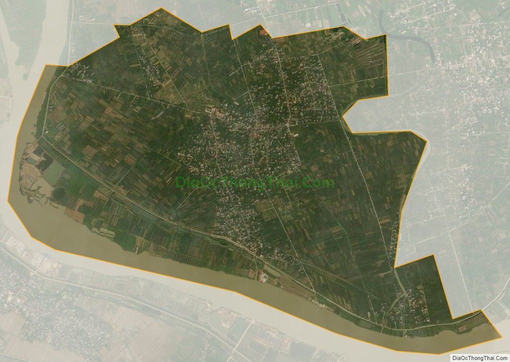 Bản đồ vệ tinh xã Phượng Hoàng (cũ), huyện Thanh Hà