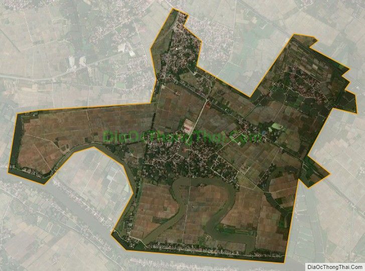 Bản đồ vệ tinh xã Hùng Sơn (cũ), huyện Thanh Miện