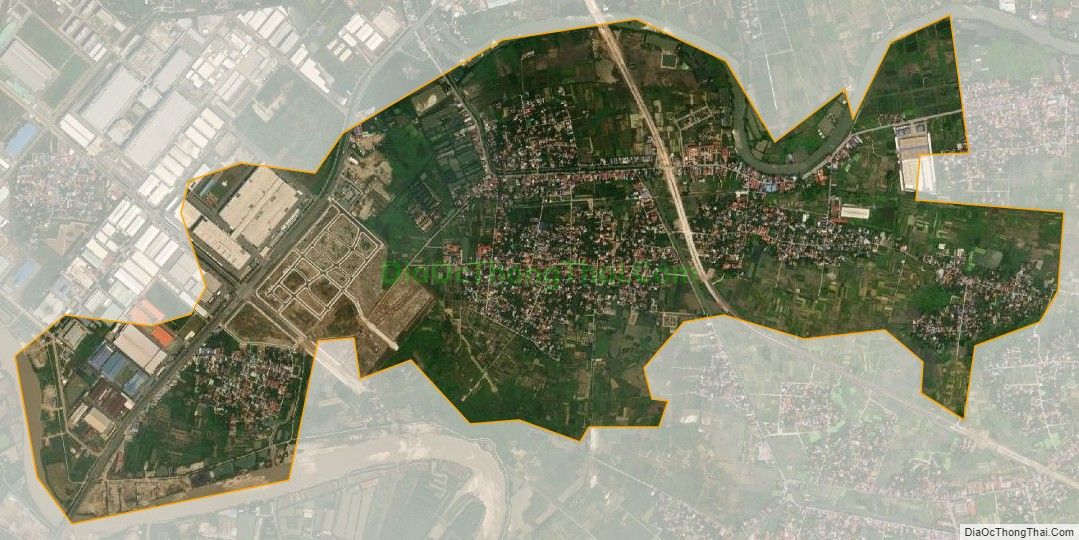 Bản đồ vệ tinh xã Lê Lợi, huyện An Dương