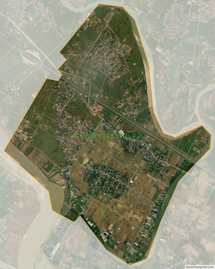 Bản đồ vệ tinh xã Tân Viên, huyện An Lão