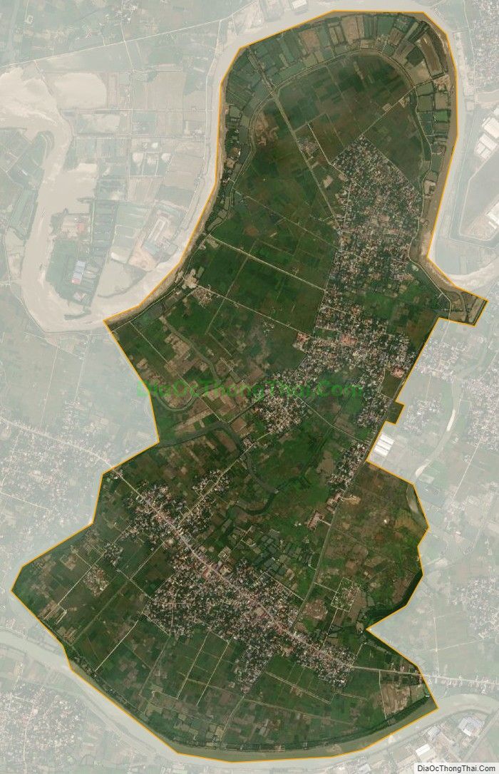 Bản đồ vệ tinh xã Trường Thọ, huyện An Lão