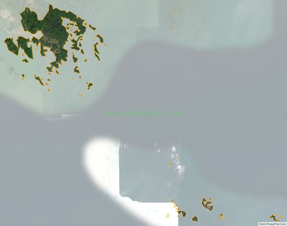 Bản đồ vệ tinh Thị trấn Cát Bà, huyện Cát Hải