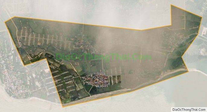 Bản đồ vệ tinh xã Văn Phong, huyện Cát Hải