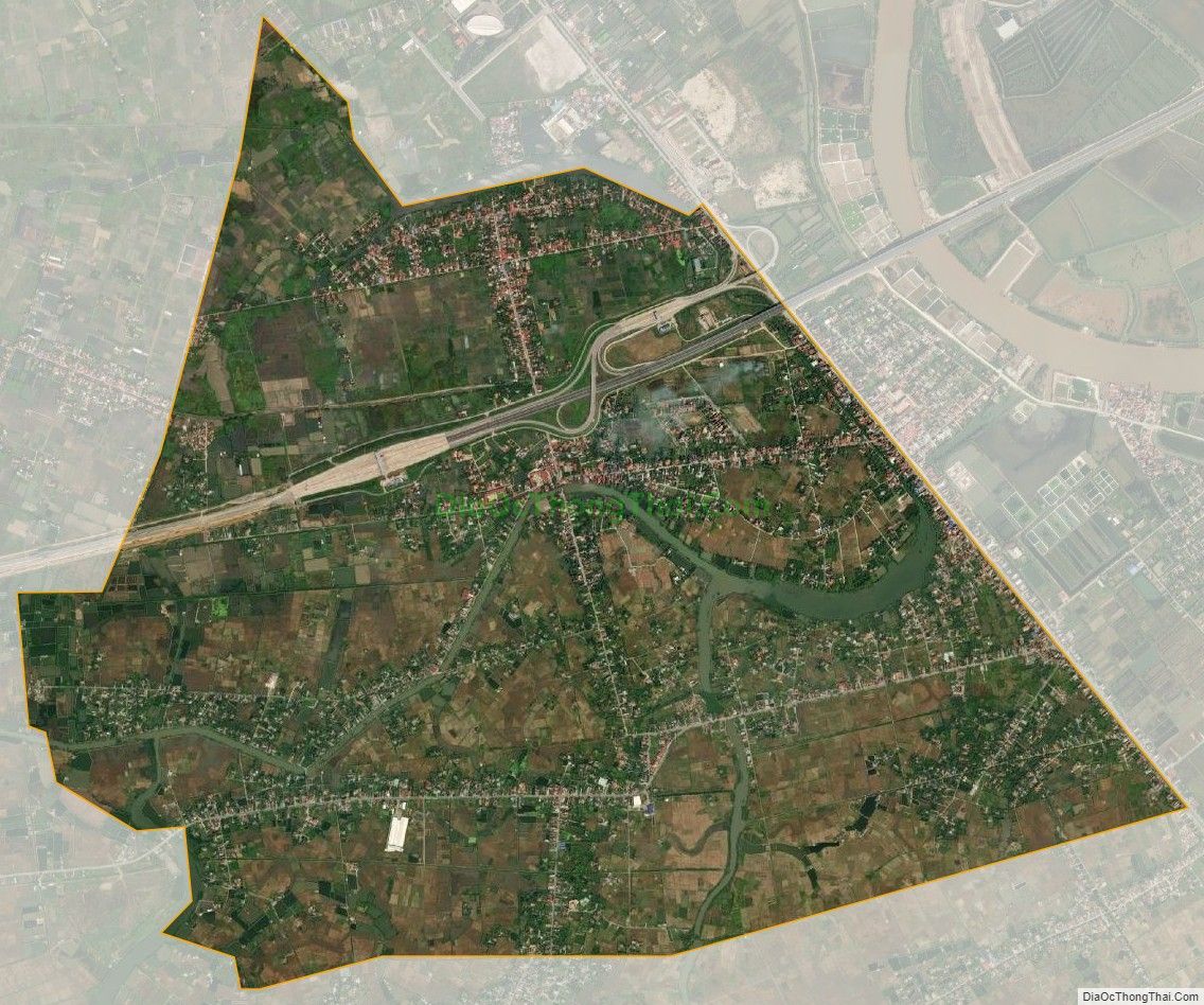 Bản đồ vệ tinh phường Hòa Nghĩa, quận Dương Kinh