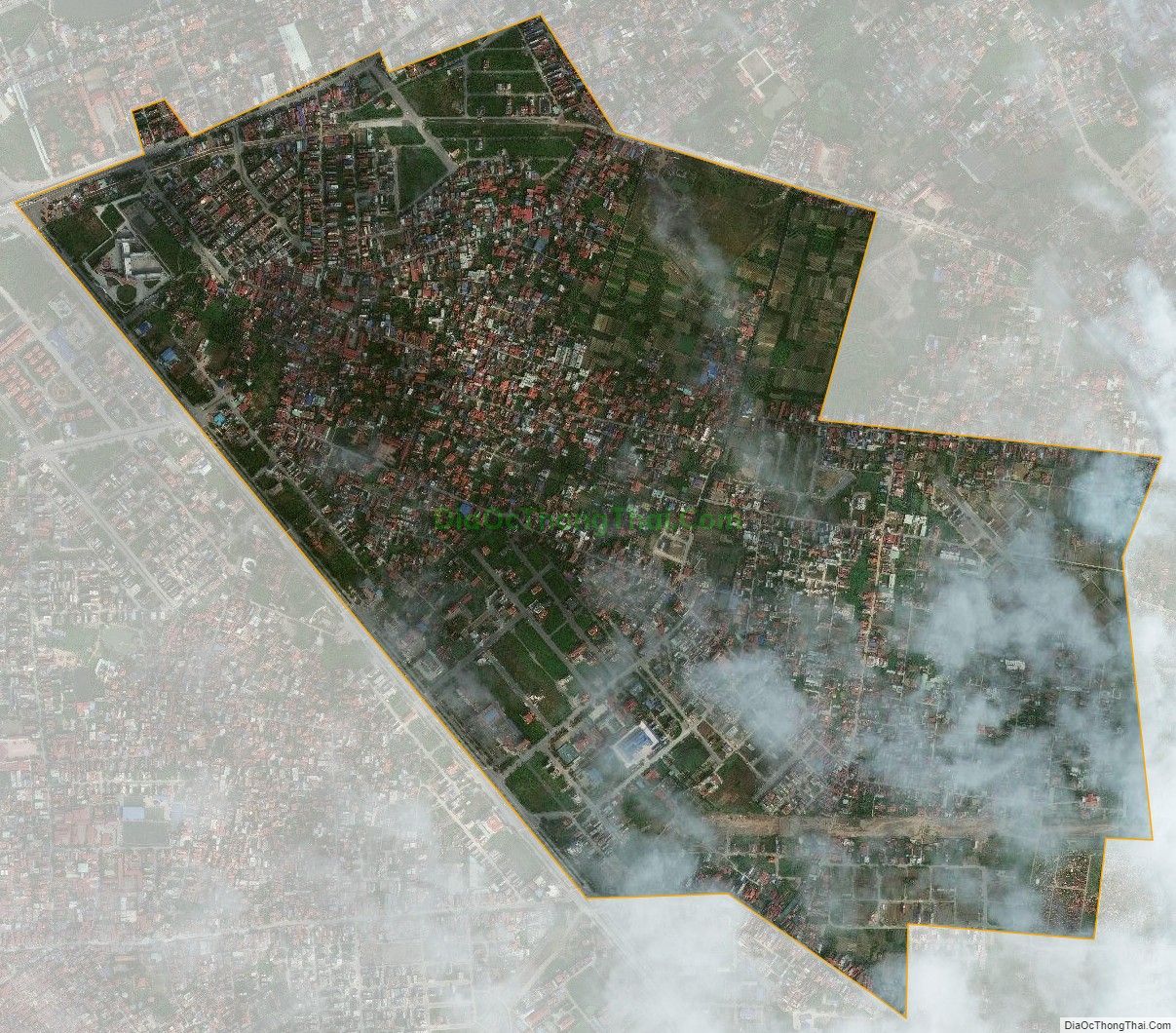 Bản đồ vệ tinh phường Đằng Hải, quận Hải An