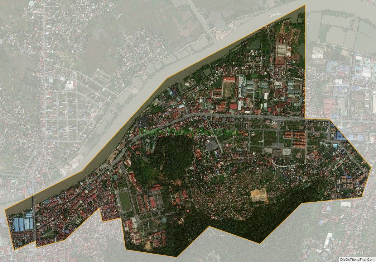 Bản đồ vệ tinh phường Bắc Sơn, quận Kiến An