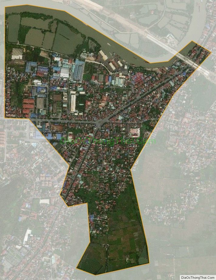Bản đồ vệ tinh phường Quán Trữ, quận Kiến An
