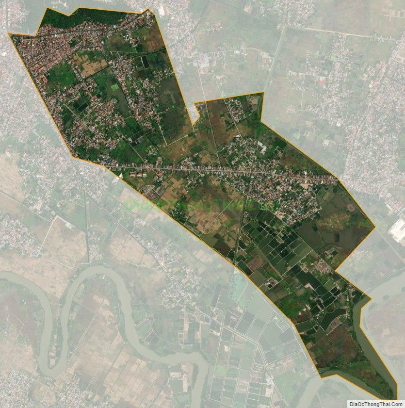 Bản đồ vệ tinh phường Văn Đẩu, quận Kiến An