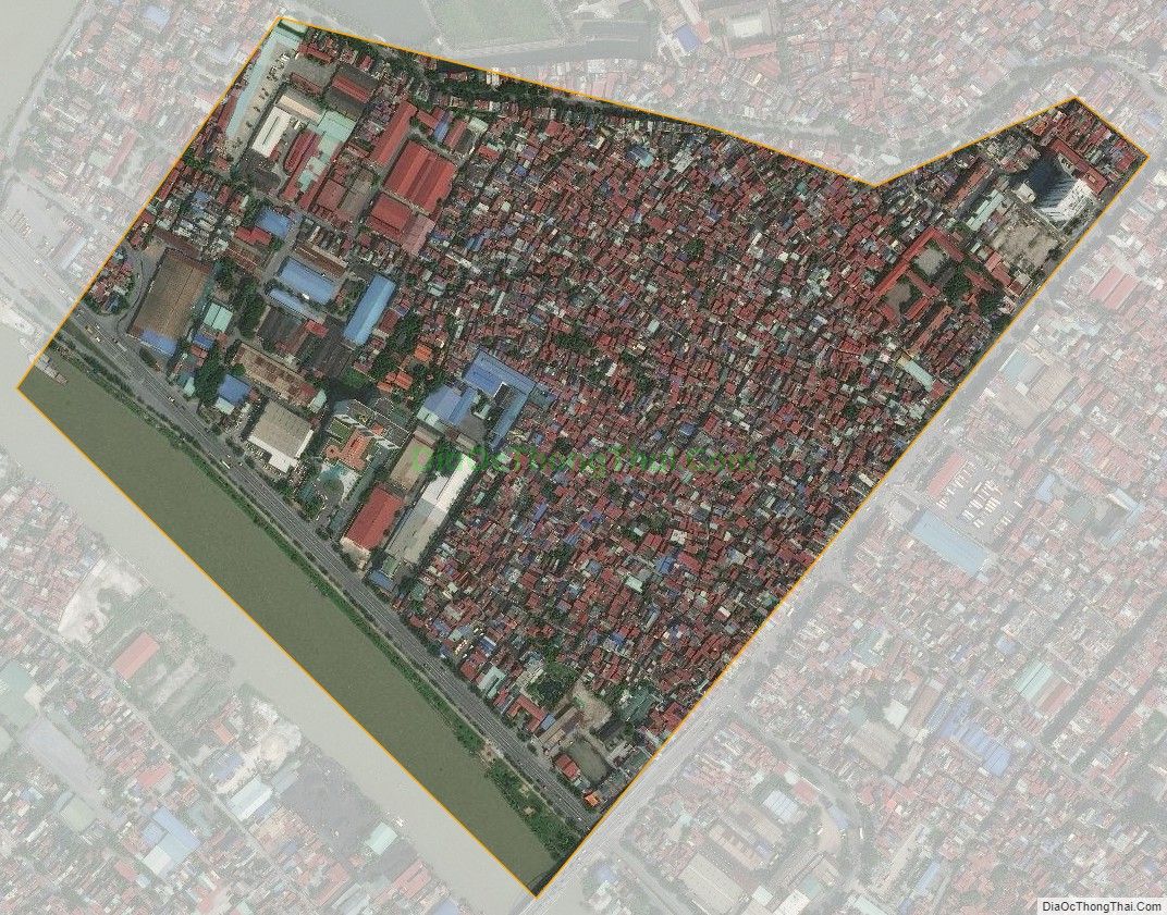 Bản đồ vệ tinh phường Niệm Nghĩa, quận Lê Chân