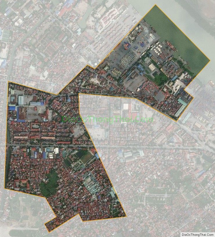 Bản đồ vệ tinh phường Vạn Mỹ, quận Ngô Quyền