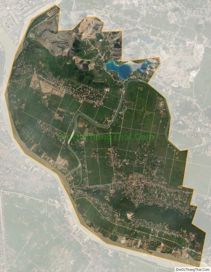 Bản đồ vệ tinh xã An Sơn, huyện Thủy Nguyên