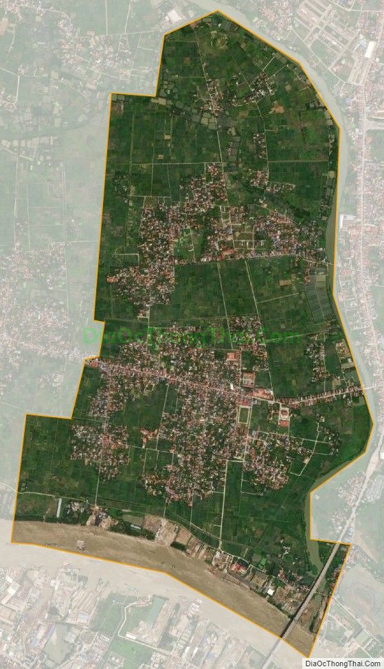 Bản đồ vệ tinh xã Hoa Động, huyện Thủy Nguyên