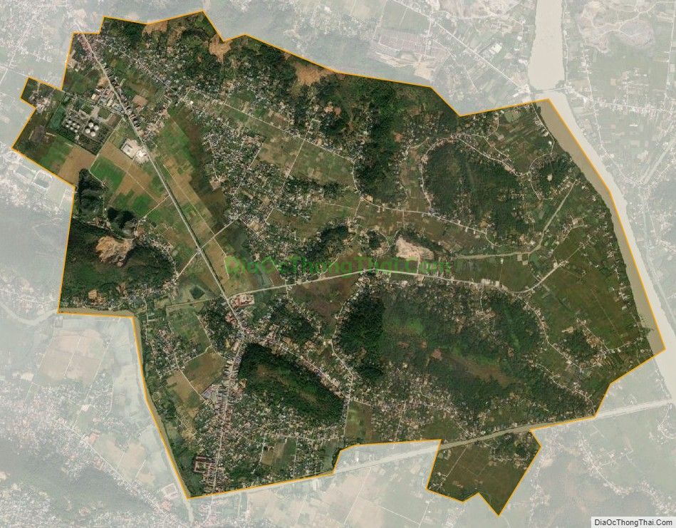 Bản đồ vệ tinh xã Kỳ Sơn, huyện Thủy Nguyên