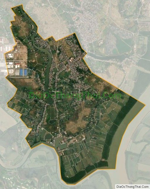 Bản đồ vệ tinh xã Lập Lễ, huyện Thủy Nguyên