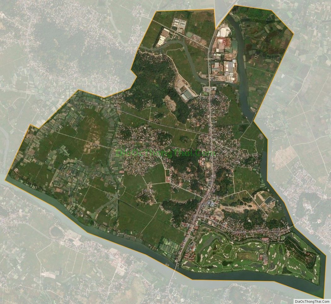 Bản đồ vệ tinh xã Lưu Kiếm, huyện Thủy Nguyên