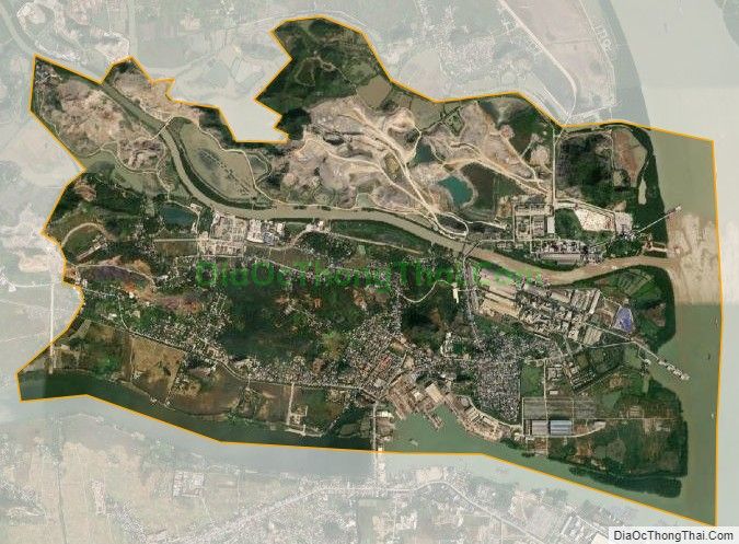 Bản đồ vệ tinh Thị trấn Minh Đức, huyện Thủy Nguyên