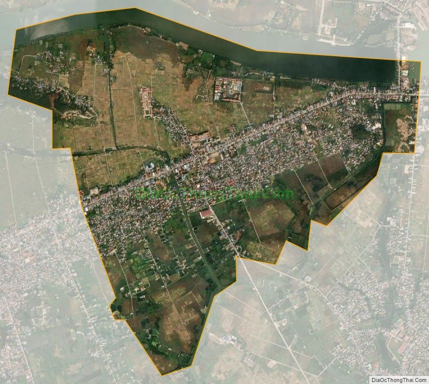 Bản đồ vệ tinh xã Ngũ Lão, huyện Thủy Nguyên