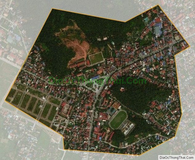 Bản đồ vệ tinh Thị trấn Núi Đèo, huyện Thủy Nguyên