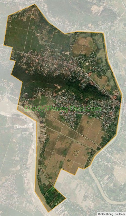 Bản đồ vệ tinh xã Phù Ninh, huyện Thủy Nguyên