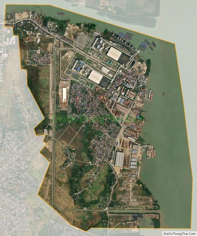 Bản đồ vệ tinh xã Tam Hưng, huyện Thủy Nguyên