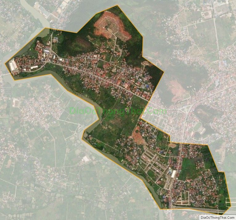 Bản đồ vệ tinh xã Thủy Sơn, huyện Thủy Nguyên