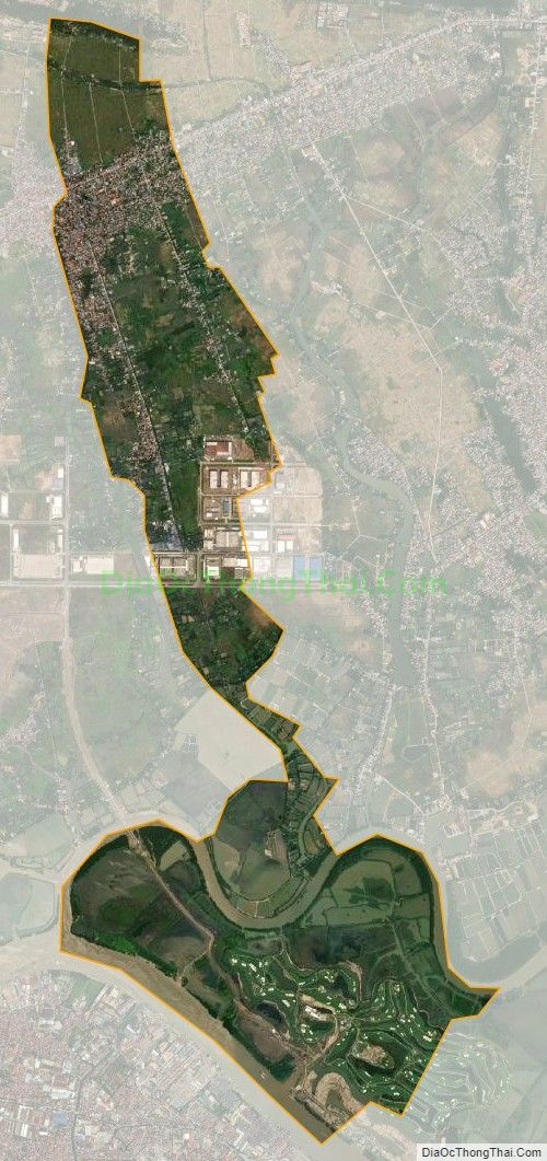 Bản đồ vệ tinh xã Thủy Triều, huyện Thủy Nguyên
