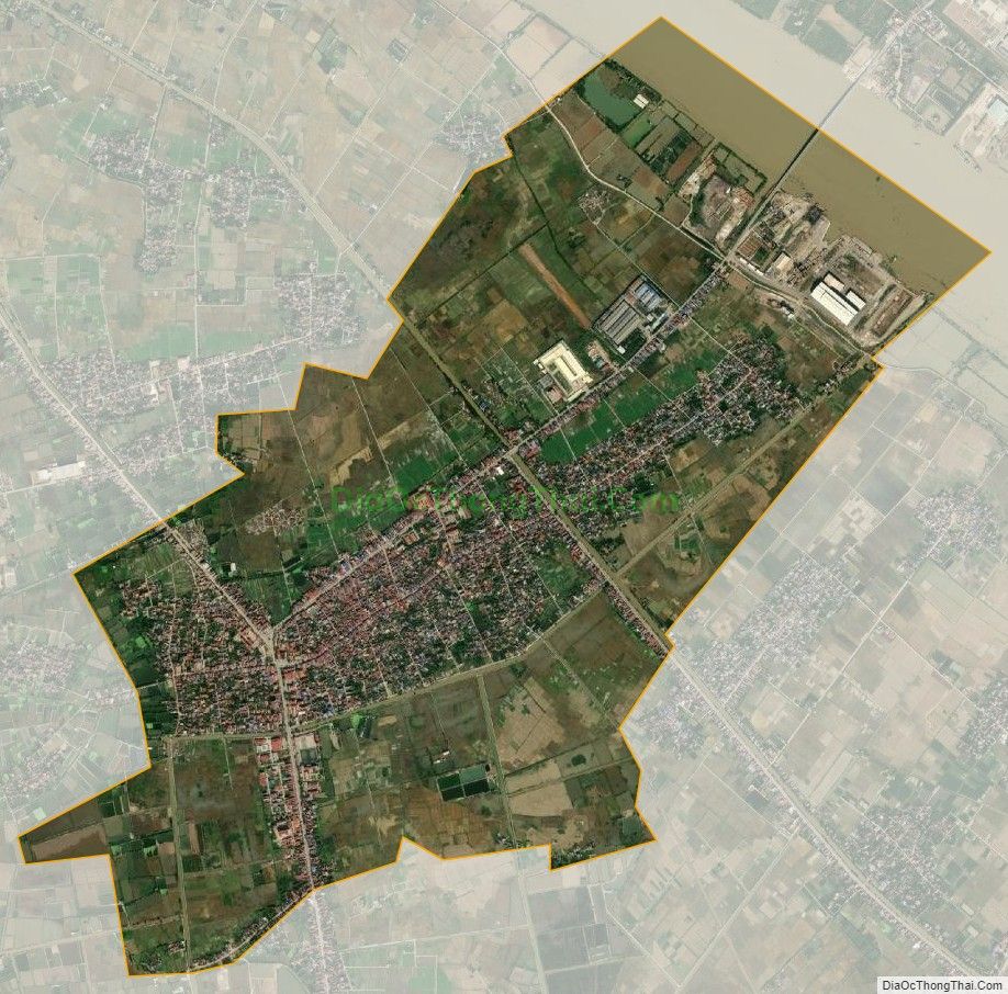 Bản đồ vệ tinh Thị trấn Tiên Lãng, huyện Tiên Lãng