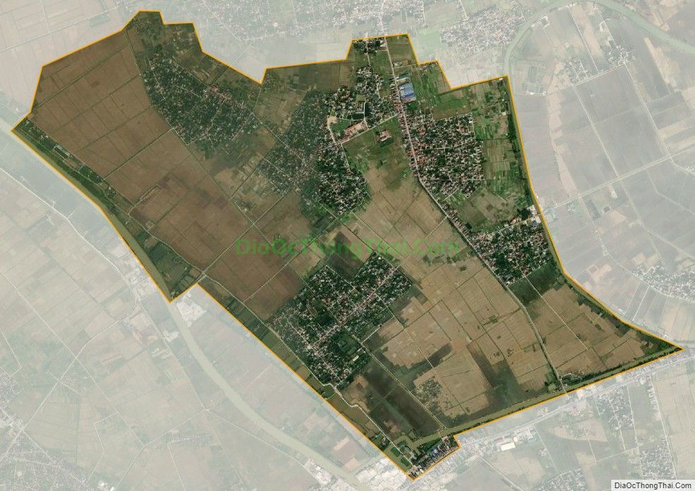 Bản đồ vệ tinh xã An Hòa, huyện Vĩnh Bảo