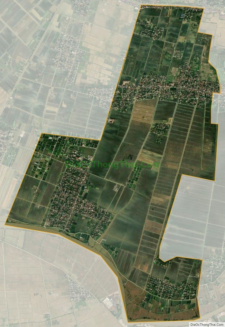 Bản đồ vệ tinh xã Cao Minh, huyện Vĩnh Bảo