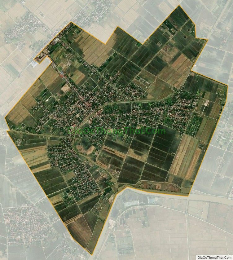 Bản đồ vệ tinh xã Cộng Hiền, huyện Vĩnh Bảo