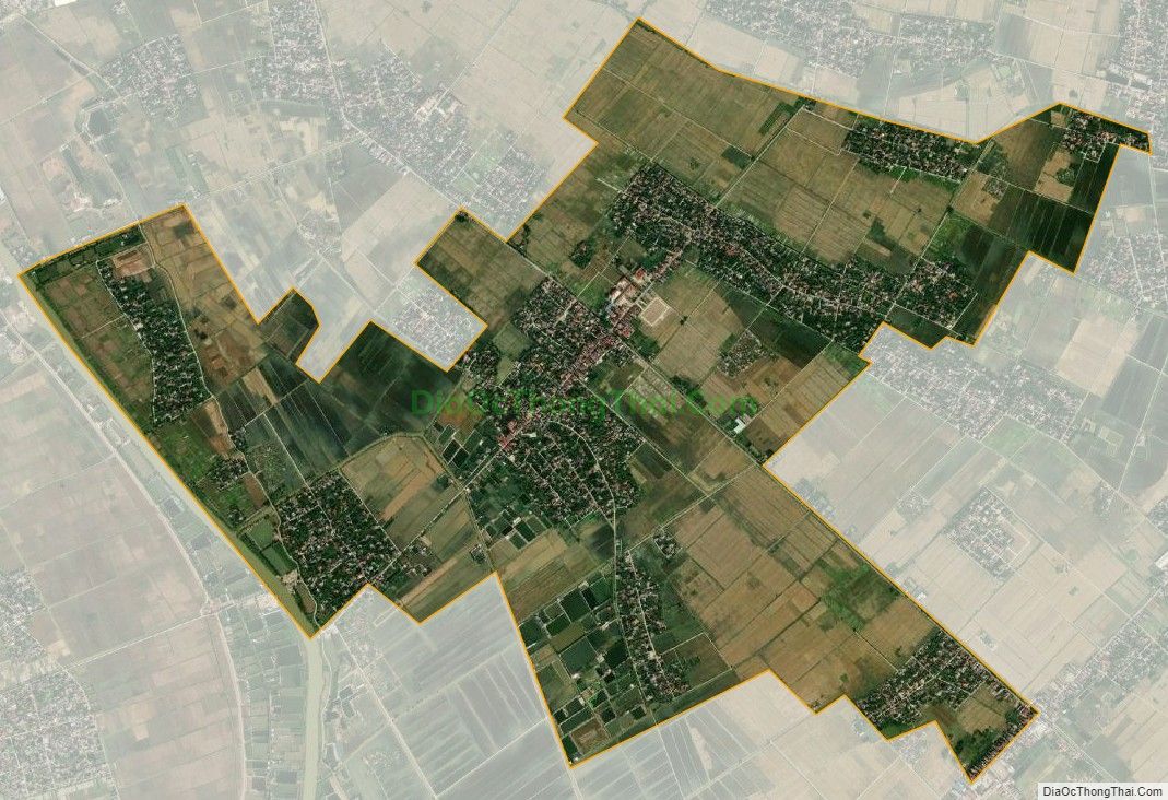 Bản đồ vệ tinh xã Đồng Minh, huyện Vĩnh Bảo