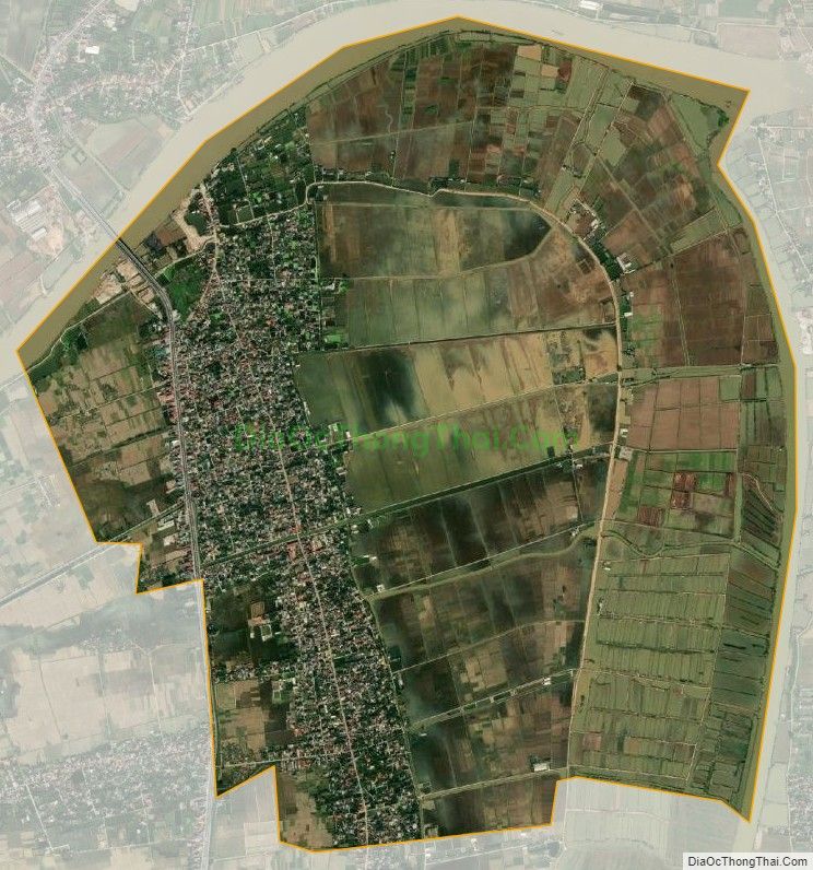 Bản đồ vệ tinh xã Giang Biên, huyện Vĩnh Bảo