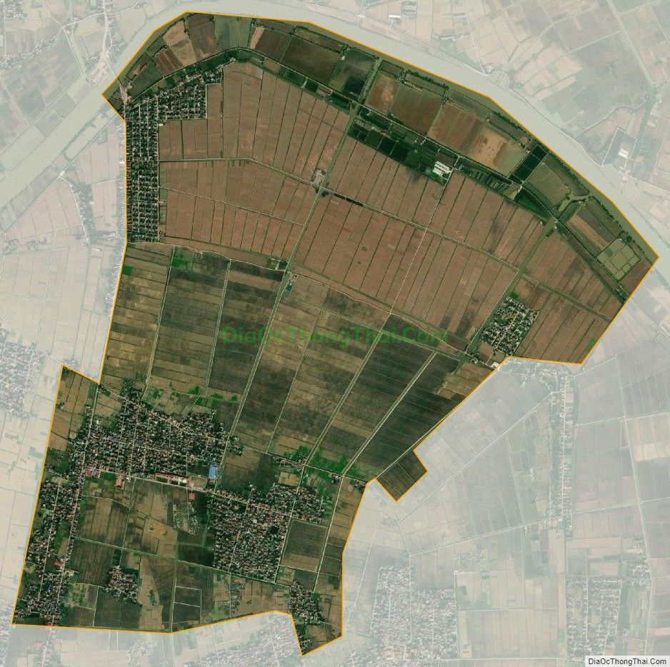 Bản đồ vệ tinh xã Hòa Bình, huyện Vĩnh Bảo