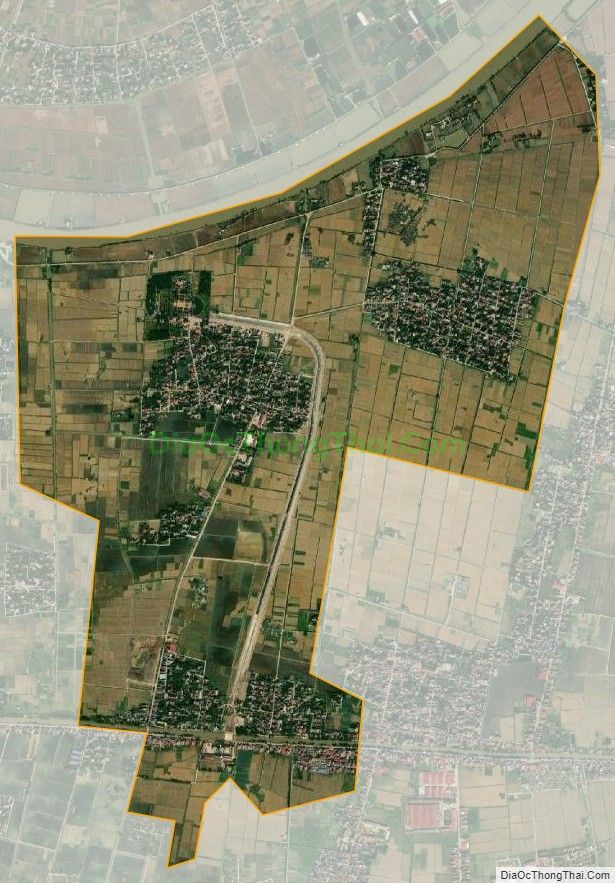 Bản đồ vệ tinh xã Lý Học, huyện Vĩnh Bảo