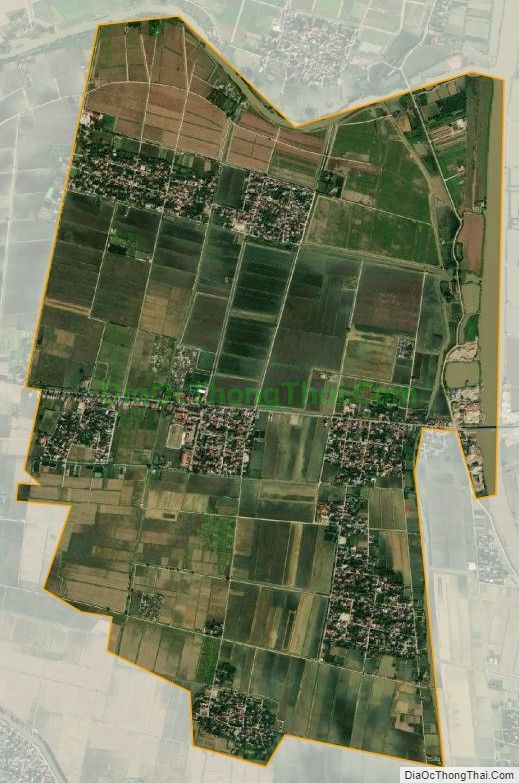 Bản đồ vệ tinh xã Tam Đa, huyện Vĩnh Bảo