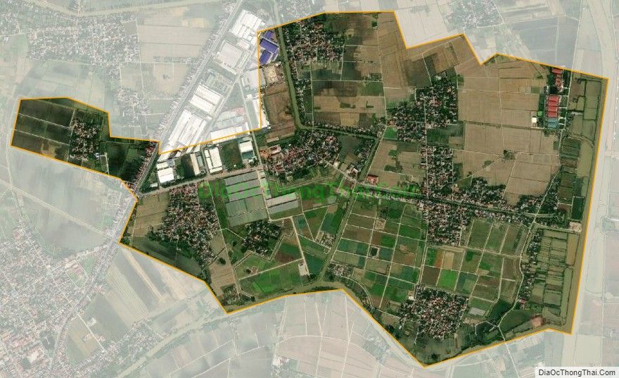 Bản đồ vệ tinh xã Tân Liên, huyện Vĩnh Bảo