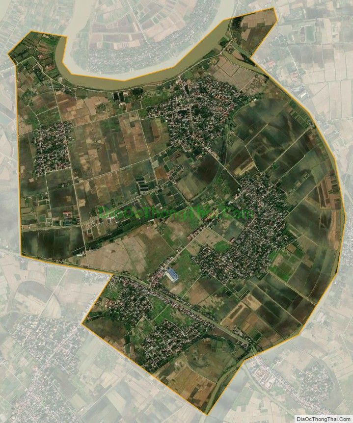 Bản đồ vệ tinh xã Trung Lập, huyện Vĩnh Bảo