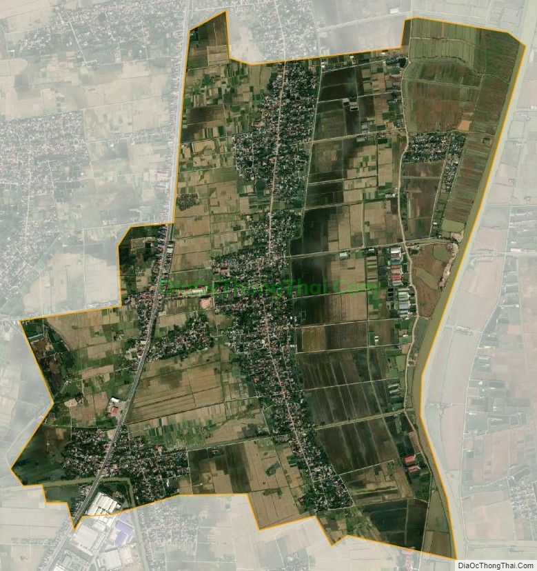 Bản đồ vệ tinh xã Vĩnh An, huyện Vĩnh Bảo