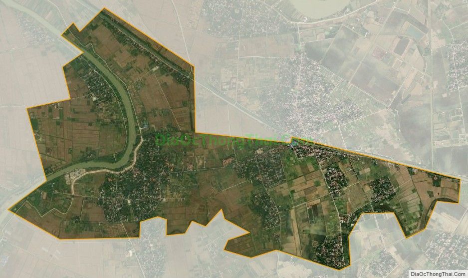 Bản đồ vệ tinh xã Vĩnh Long, huyện Vĩnh Bảo