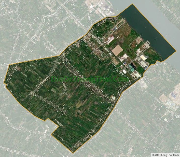 Bản đồ vệ tinh xã Đông Phú, huyện Châu Thành