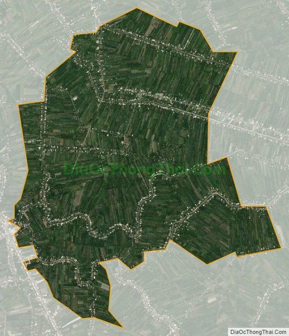 Bản đồ vệ tinh xã Đông Phước A, huyện Châu Thành