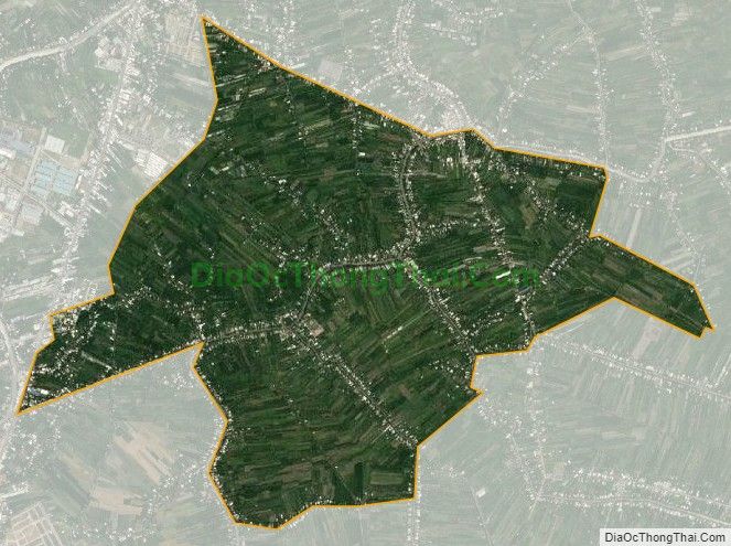 Bản đồ vệ tinh xã Đông Thạnh, huyện Châu Thành