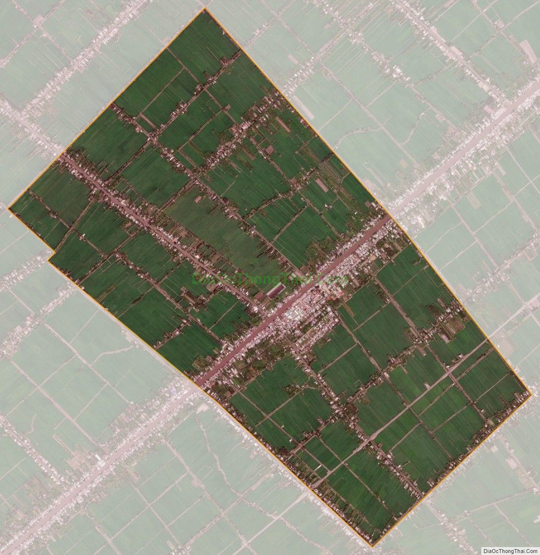 Bản đồ vệ tinh Thị trấn Bảy Ngàn, huyện Châu Thành A