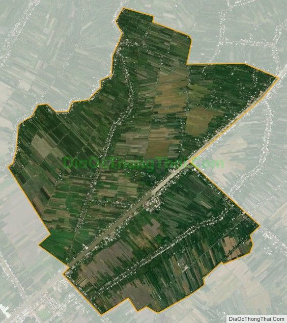 Bản đồ vệ tinh xã Nhơn Nghĩa A, huyện Châu Thành A