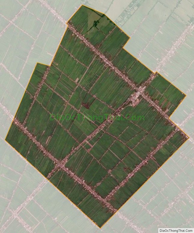 Bản đồ vệ tinh xã Trường Long Tây, huyện Châu Thành A