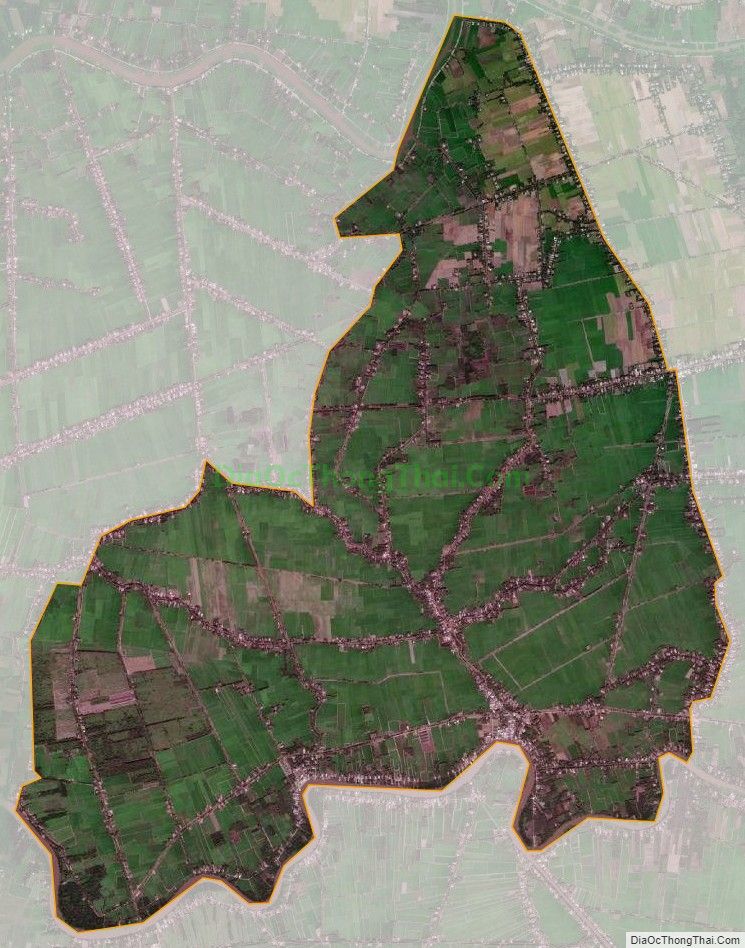 Bản đồ vệ tinh xã Lương Nghĩa, huyện Long Mỹ