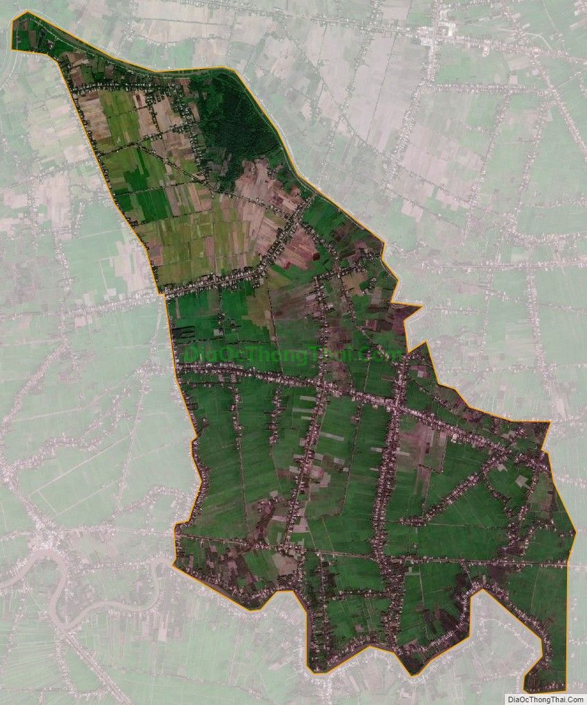 Bản đồ vệ tinh xã Lương Tâm, huyện Long Mỹ