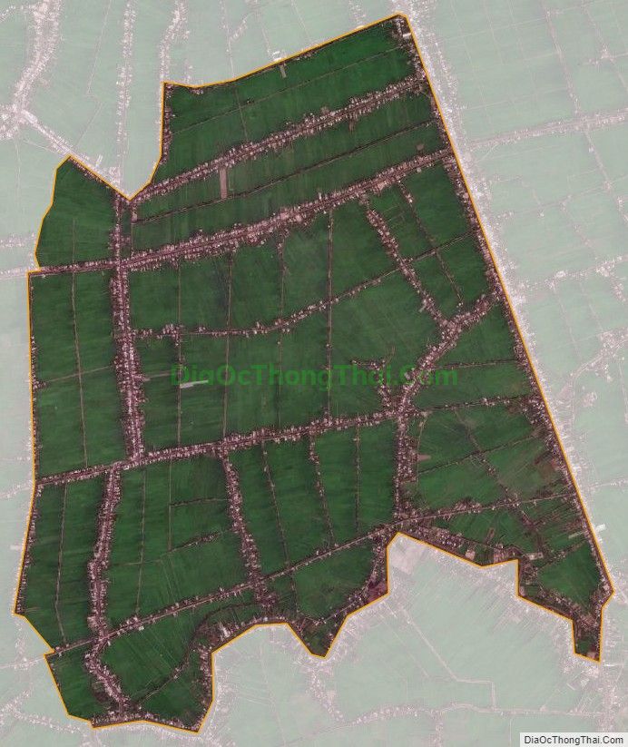 Bản đồ vệ tinh xã Thuận Hòa, huyện Long Mỹ