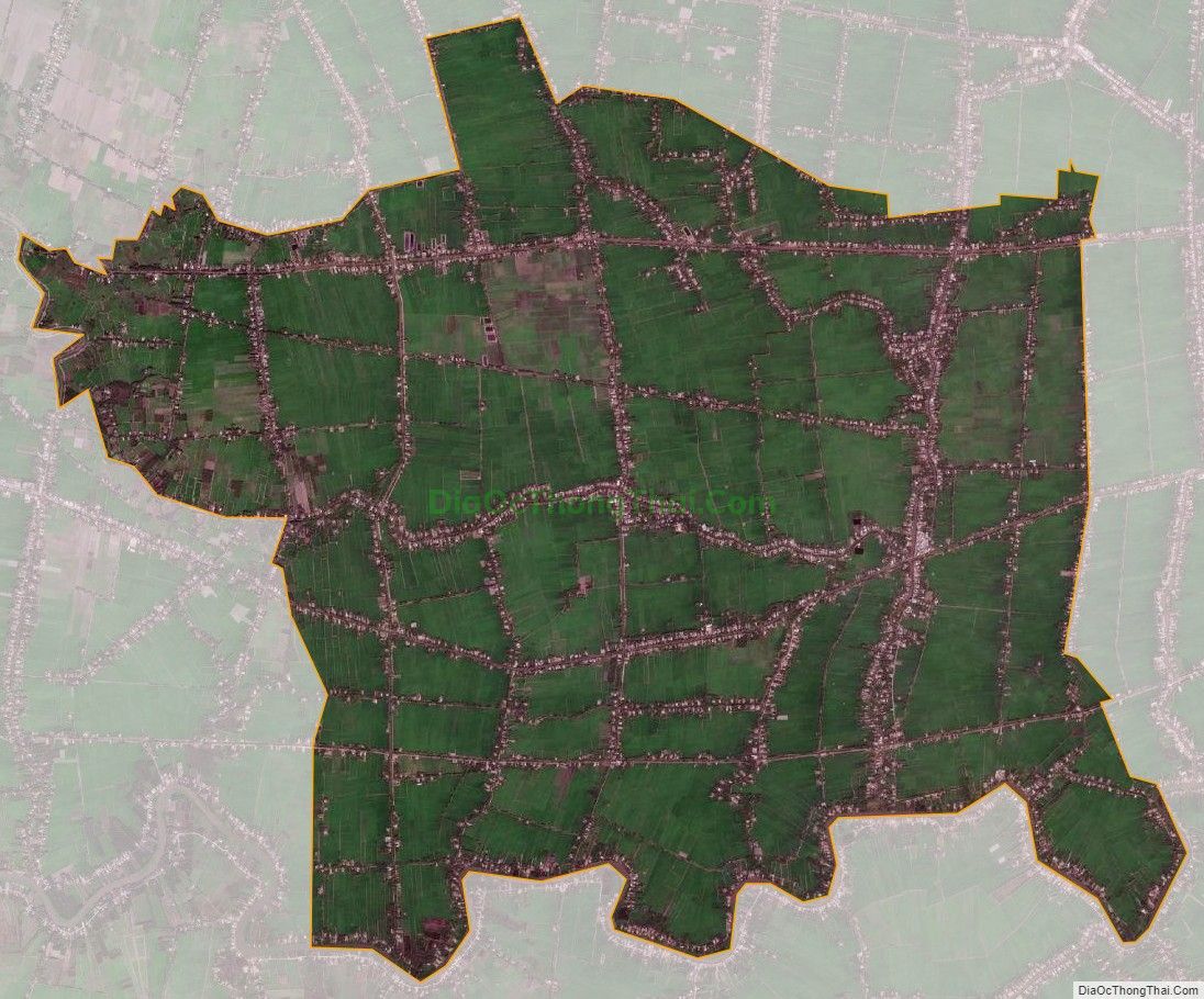 Bản đồ vệ tinh xã Xà Phiên, huyện Long Mỹ